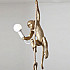 Monkey Lamp Gold Right Светильник Подвесной