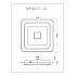 Потолочный светильник Button MR9001-CL