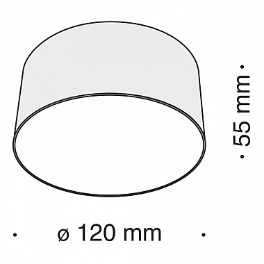 Потолочный светильник Zon C032CL-L12B4K