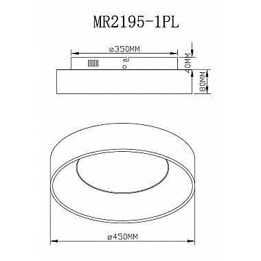 Потолочный светильник Shannon MR2195-1PL