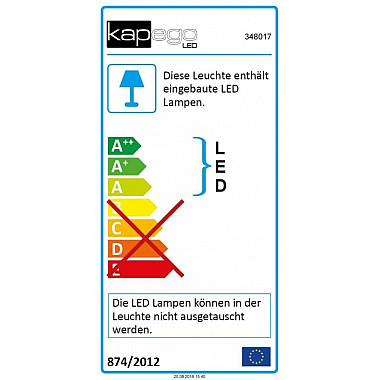 Потолочный светильник Euro LED 348017