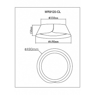 Потолочный светильник Cordelia MR9120-CL