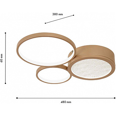 Потолочный светильник Campus 4681-3C