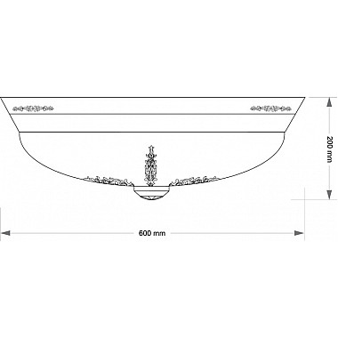Потолочный светильник Bellagio BEL-PL-3(P)CR-OZ