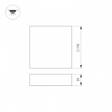 Потолочный светильник QUADRO 034782