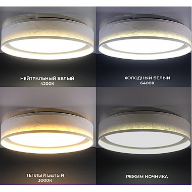 Потолочный светильник Лагом 48203.40.72.77WT-WT