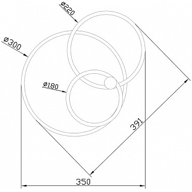 Потолочный светильник CONTOUR 10213/2LED BL White