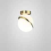 Crescent Ceiling Light by Lee Broоm Gold
