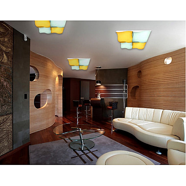 Потолочный светильник Parus FP2354 WH 128W D480*480