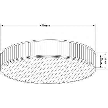 Потолочный светильник Lavone LAV-PLM-6(P)440-1