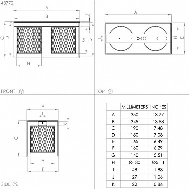 Потолочный светильник Catterick 43772