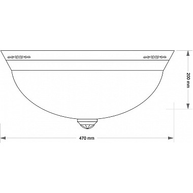 Потолочный светильник Bellagio BEL-PL-3(N)470-CR