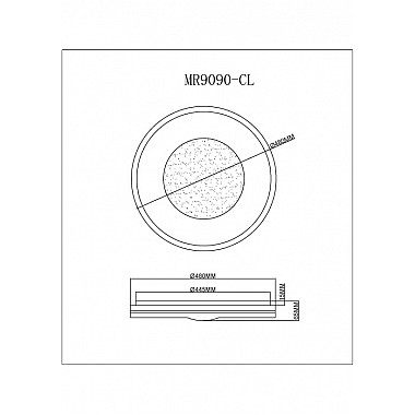 Потолочный светильник Despina MR9090-CL