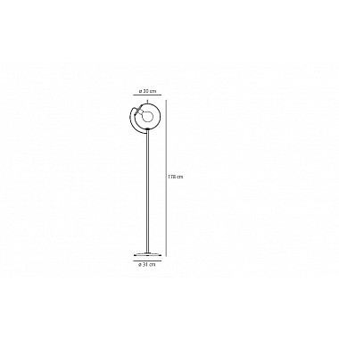 Торшер Artemide Miconos by Ernesto Gismondi