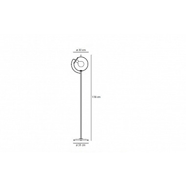 Торшер Artemide Miconos by Ernesto Gismondi